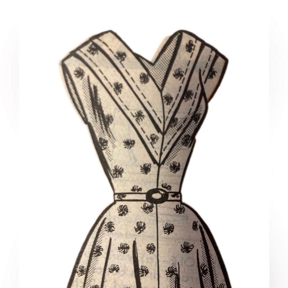 Vintage 1960s Mail Order Pretty Dress Sewing Pattern